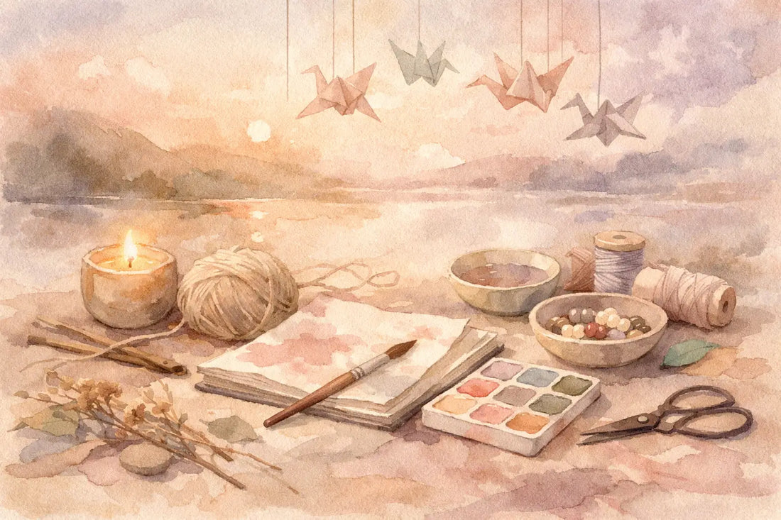 7 Calming Crafts for Overwhelmed Adults Tonight