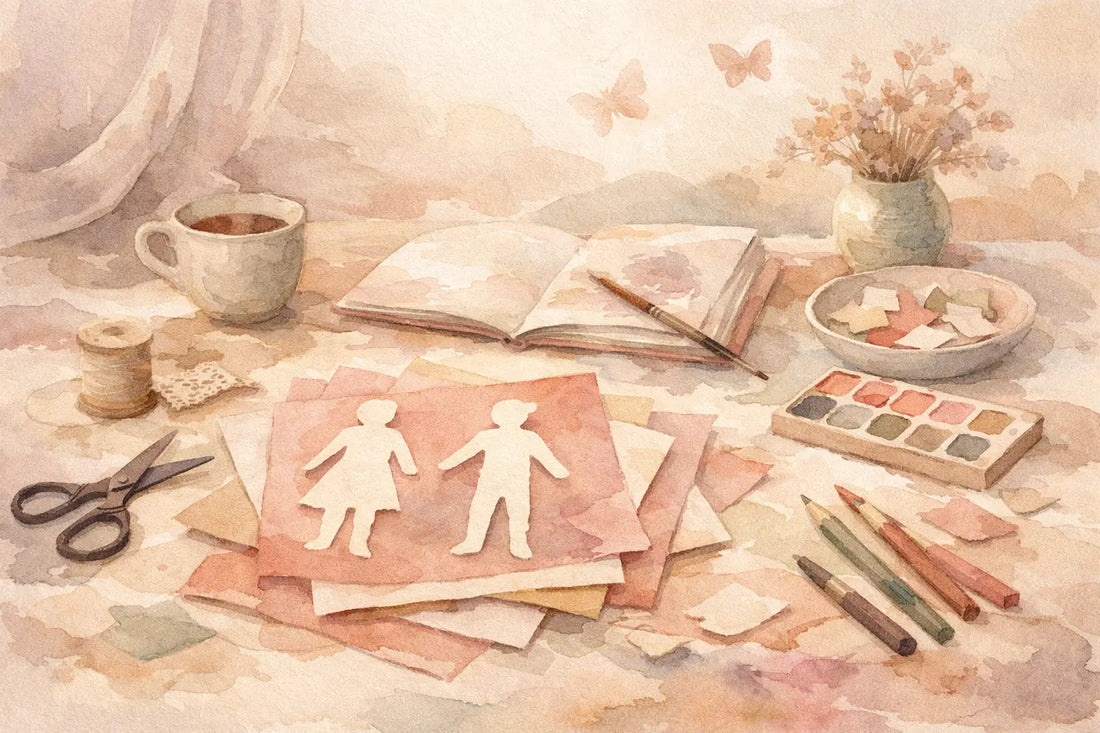 Paper Dolls for Creative Writing at Your Pace