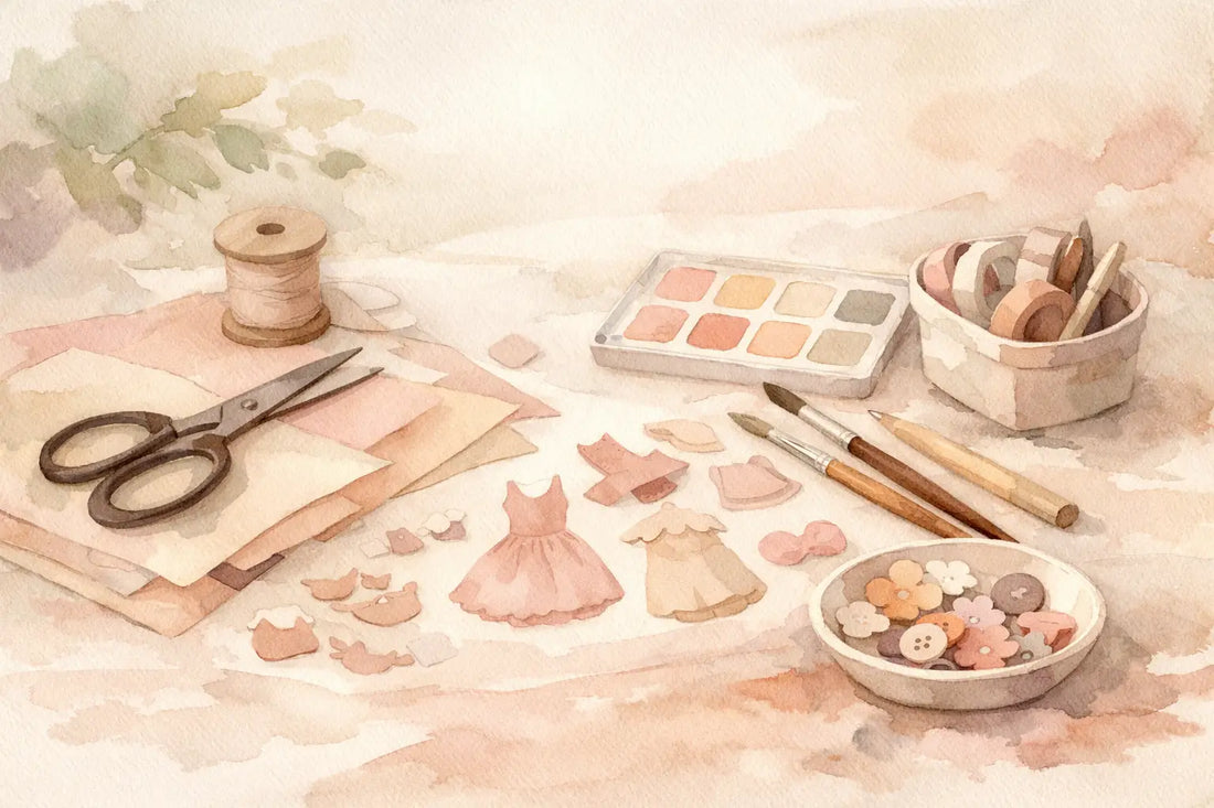 Paper Doll Kits for a Calmer Creative Break