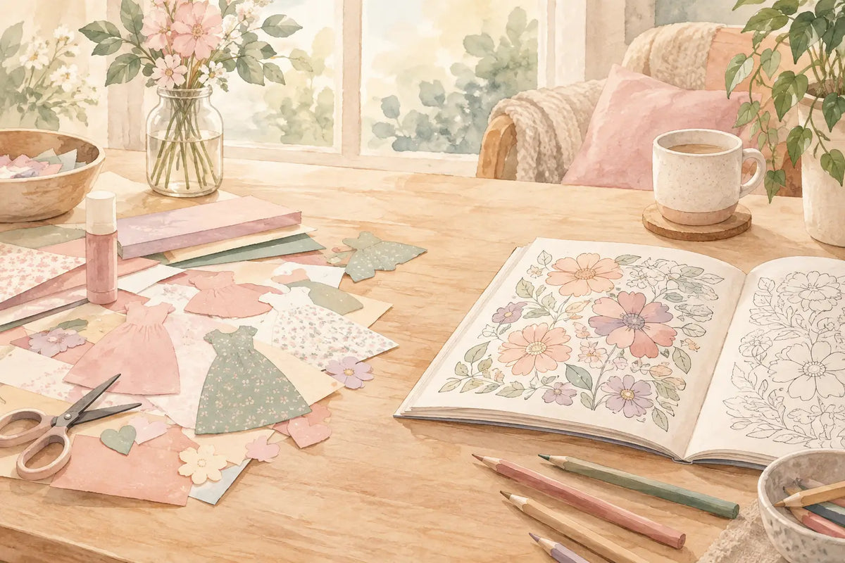 Paper Dolls Versus Coloring Books: Which Fits?