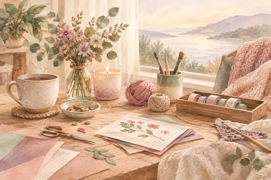 How to Create Calming Craft Rituals at Home