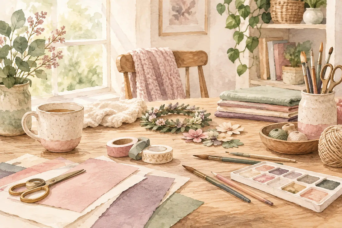 How to Start Screen Free Crafting at Home