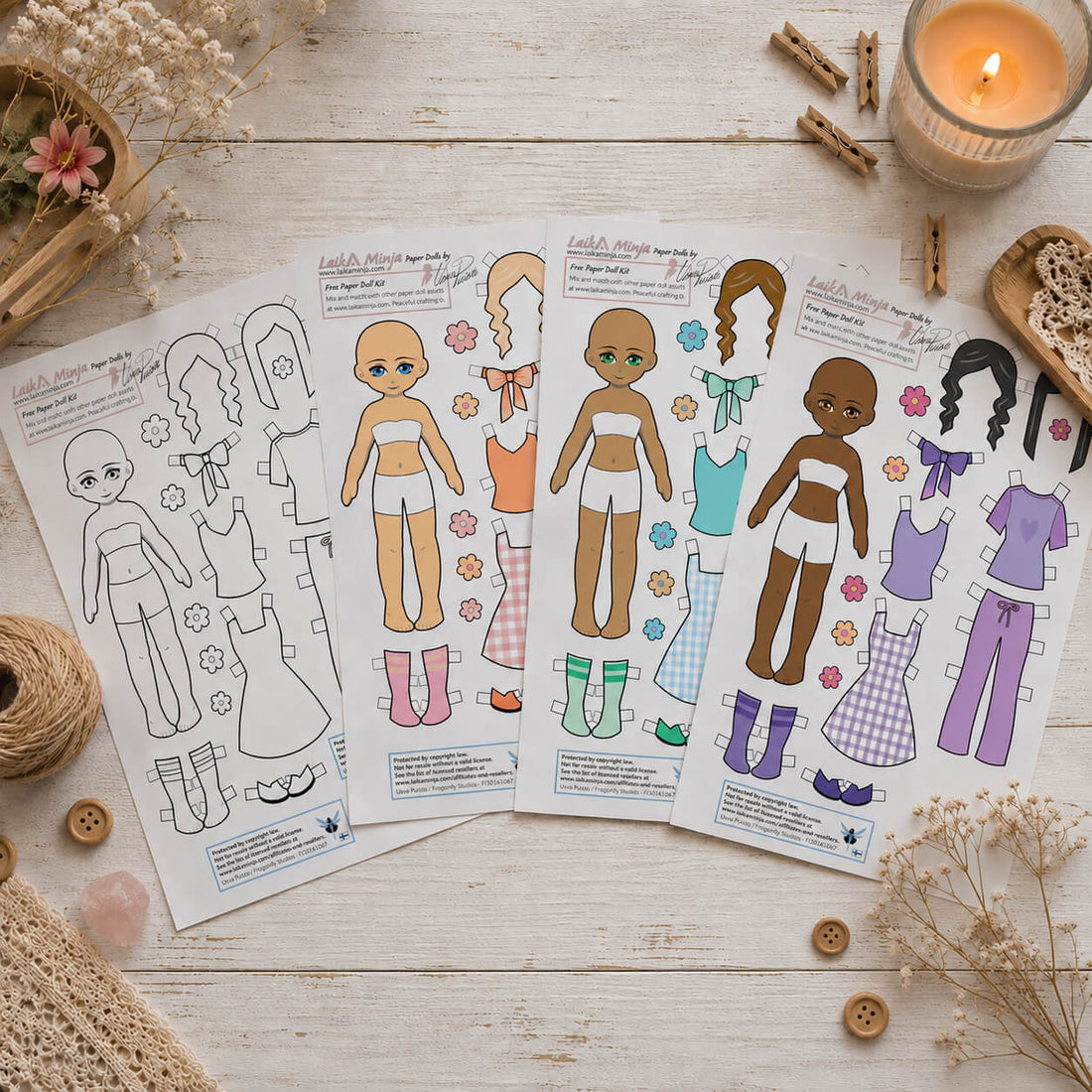 Free Paper Doll Printables