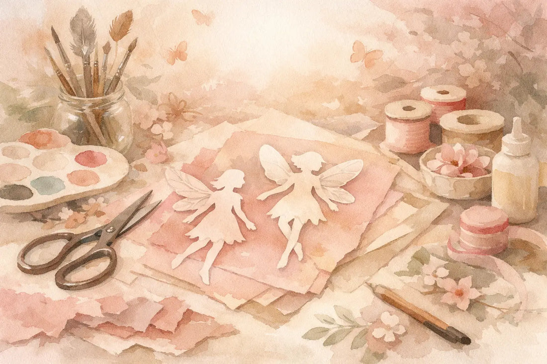 Fairy Paper Dolls for a Softer Afternoon