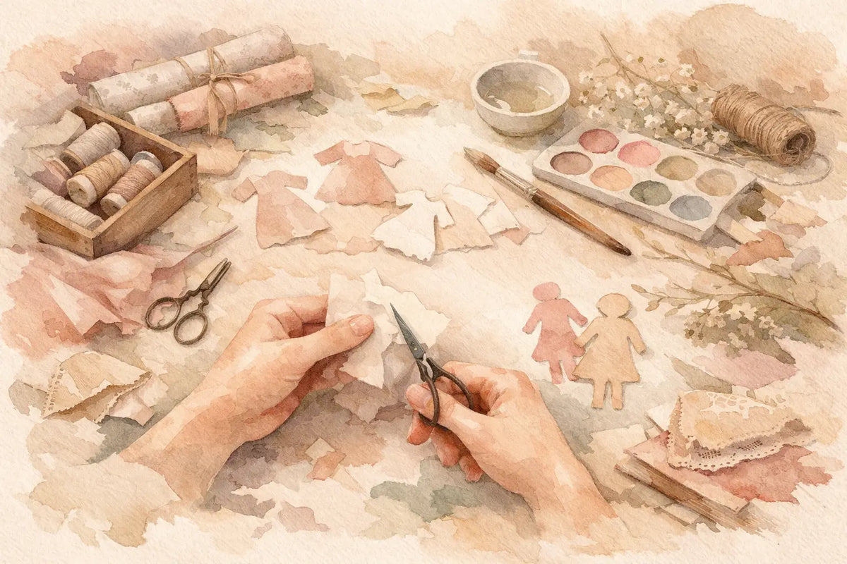 Why Human Made Paper Dolls Feel Different