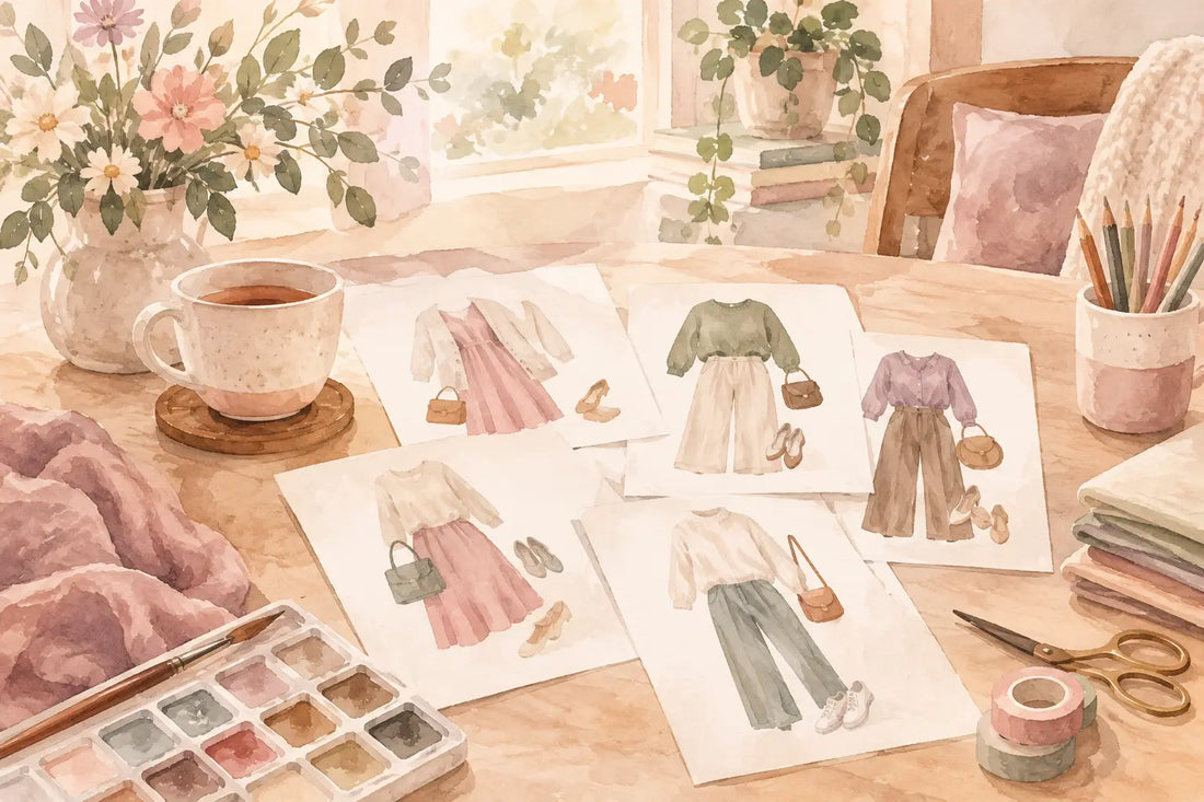 Printable Outfit Options for a Quiet Creative Hour