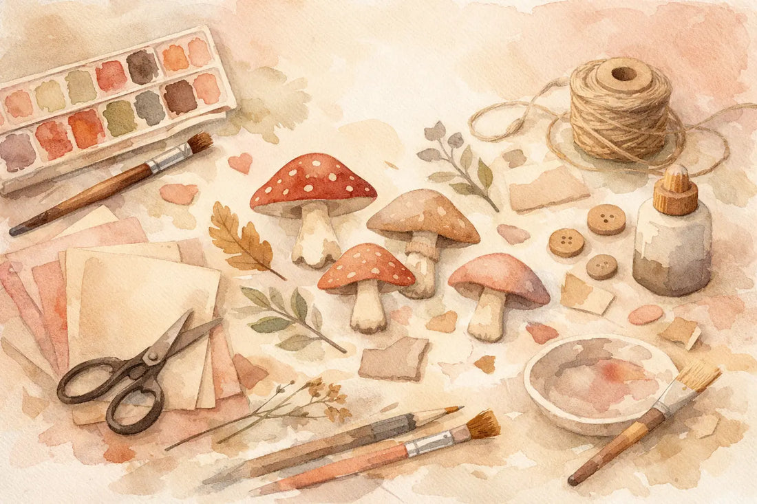 Mushroom Paper Doll Ideas for a Calmer Hour